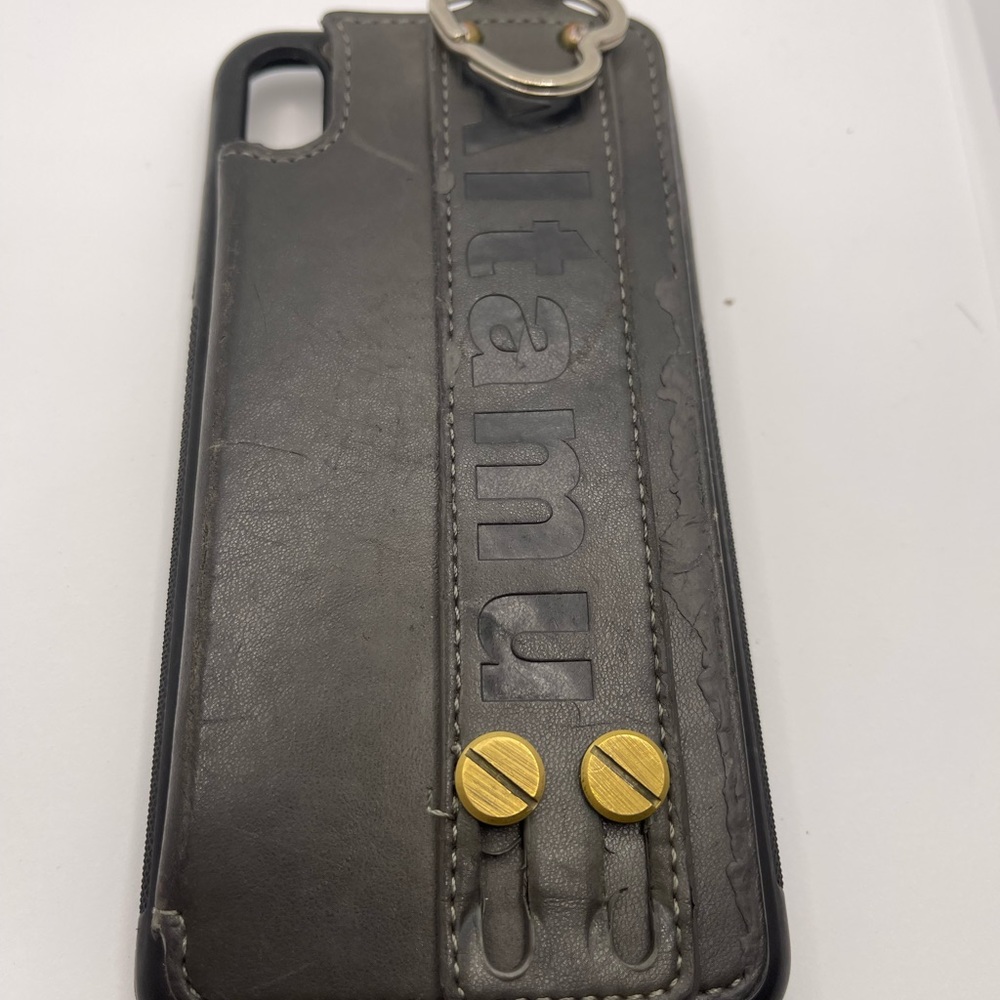 🥰 4/$25- Grey XS Max Wallet Case & Lightning Earbuds